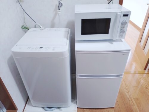 家電3点セット[冷蔵庫・洗濯機・電子レンジ]